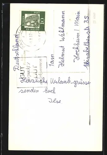 AK Wernstein a. Inn, Schloss mit Denkmal