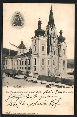 AK Maria-Zell /Steiermark, Wallfahrtskirche und Gnadenbild