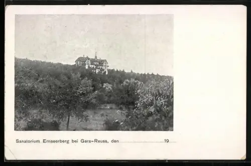 AK Gera-Reuss, Sanatorium Ernseerberg