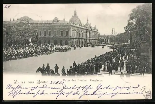 AK Berlin, Zeughaus, Unter den Linden