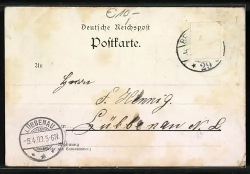 AK Berlin, Victoria-Café, Unter den Linden 40