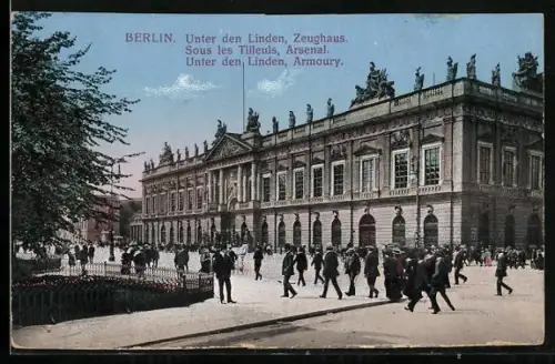AK Berlin, Unter den Linden, Zeughaus