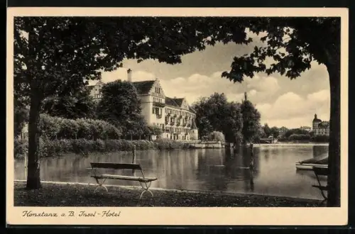 AK Konstanz a. B., Insel-Hotel