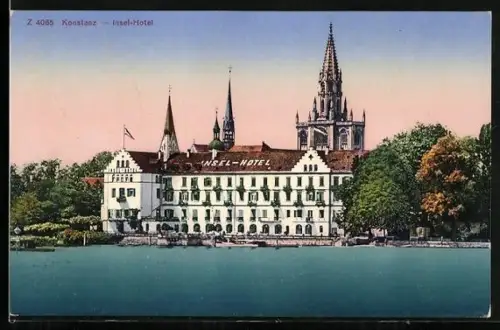AK Konstanz, Insel-Hotel, Münster