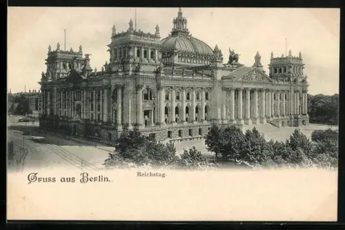 AK Berlin-Tiergarten, Reichstag