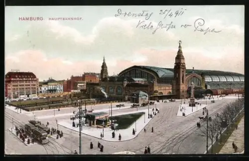 AK Hamburg-St.Georg, Hauptbahnhof