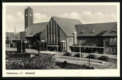 AK Oldenburg i. O., Bahnhof