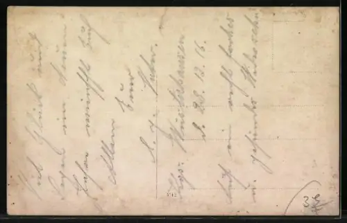 Foto-AK Soldatengruppe in einer Pferdekutsche im Schnee, 1917, Neujahrsgruss