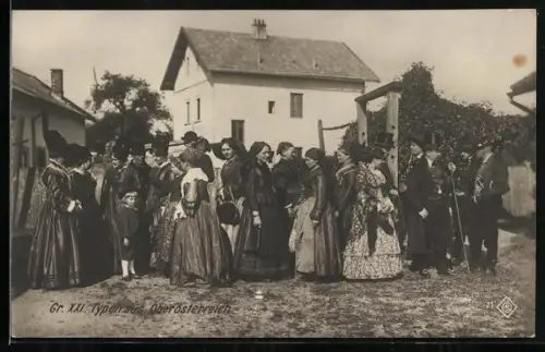 Foto-AK Typen aus Oberösterreich
