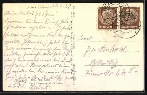 AK Unsere Luftwaffe, Flugzeug Junkers Ju 52 vor dem Start