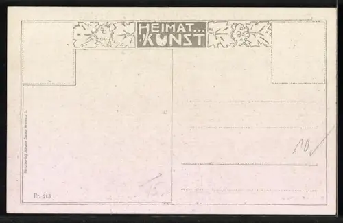 Künstler-AK Siegfrid Stoitzner Nr. 263, Weissenkirchen / Wachua, St. Michael in der Wachau, Burgansicht