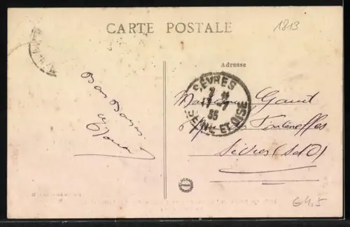 AK Fontainebleau, Les Adieux de Napoléon Ier dans la Cour du Palais