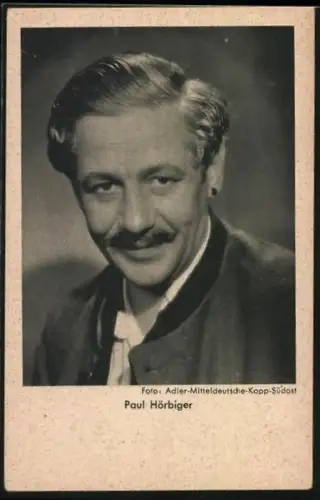 AK Schauspieler Paul Hörbiger lächelt