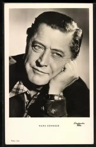 AK Schauspieler Hans Söhnker in dem Film Mein Freund der Dieb