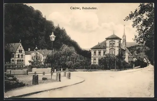 AK Calw, Bahnhofstrasse