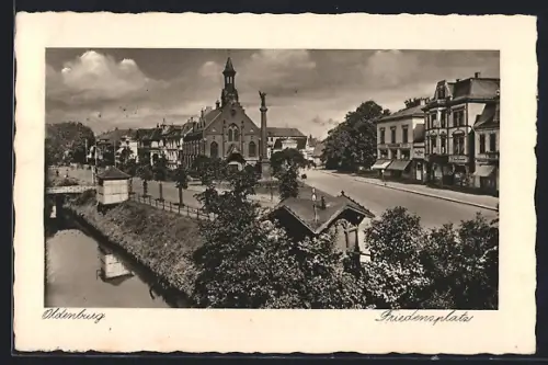 AK Oldenburg / Oldenburg, Friedensplatz