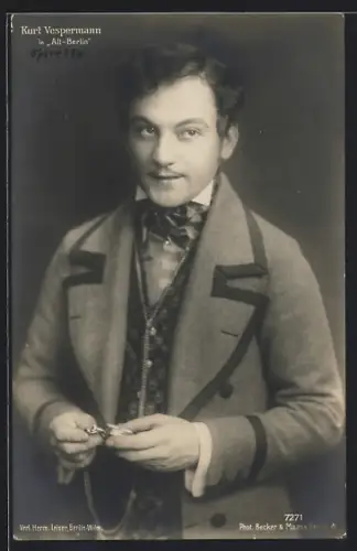 AK Schauspieler Kurst Vespermann in Alt-Berlin