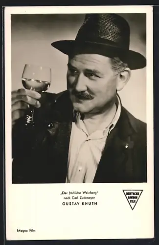 AK Schauspieler Gustav Knuth in Der fröhliche Weinberg
