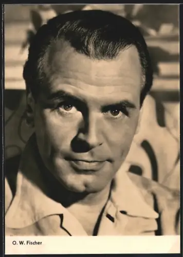 AK Schauspieler O. W. Fischer in Mein Vater, der Schauspieler