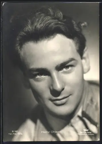 AK Schauspieler Heinz Ohlsen freundlich schauend
