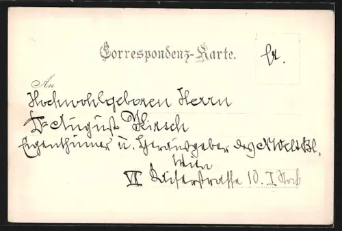 AK Wien, Penzing, Strassenpartie mit Kirche