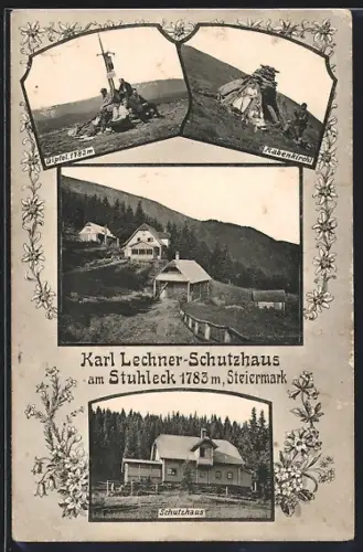 AK Stuhleck /Steiermark, Karl Lechner-Schutzhaus, Gipfel, Rabenkirchl