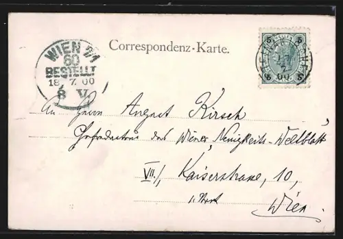 AK Steinakirchen a. Forst, Geschäft und Kirche