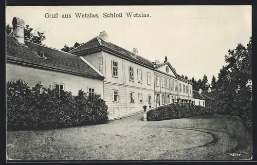AK Wetzlas / N. Ö., Blick auf Schloss Wetzlas