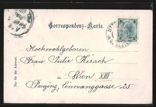 AK Uttendorf i. Innkreis, Ortsansicht aus der Vogelschau