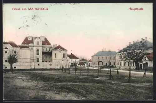 AK Marchegg, Partie am Hauptplatz