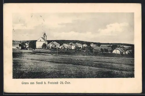 AK Sandl / O.-Oe., Ortsansicht