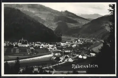AK Rabenstein / N.Ö., Ortsansicht mit Umgebung