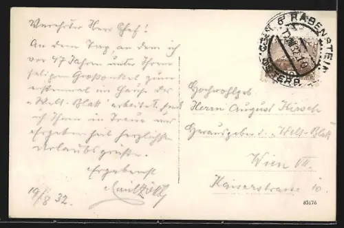 AK Rabenstein / N.Ö., Ortsansicht mit Umgebung