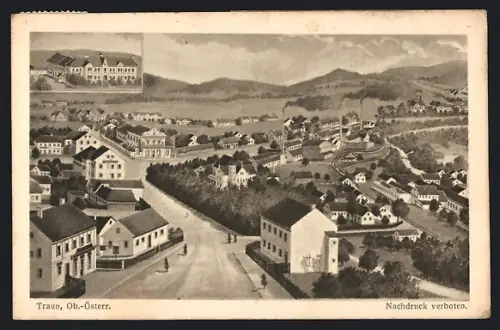 AK Traun, Teilansicht, Ortspartie