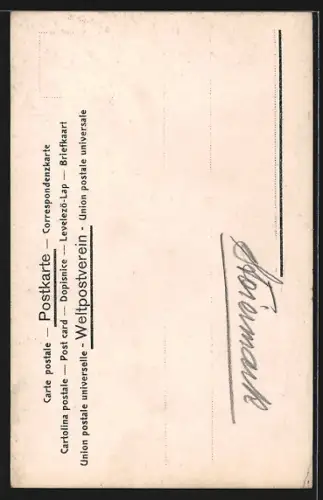 AK Kapfenberg, Böhler-Stahlwerke u. Monument, Ortsansicht, Frauenfigur mit Blumengirlande