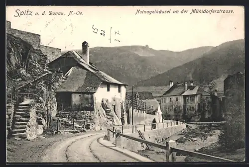 AK Spitz a. d. Donau, Notnagelhäusel an der Mühldorferstrasse, Panorama