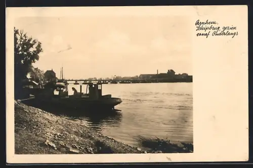 AK Arnhem, Schipburg, gezien vanaf Onderlangs