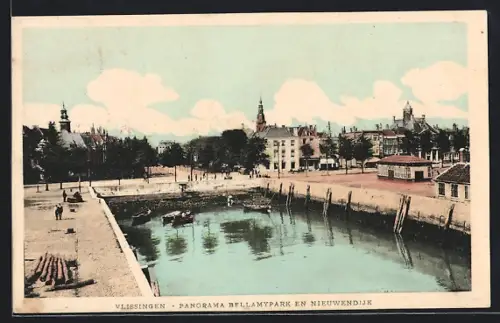 AK Vlissingen, Panorama Bellamypark en Nieuwendijk