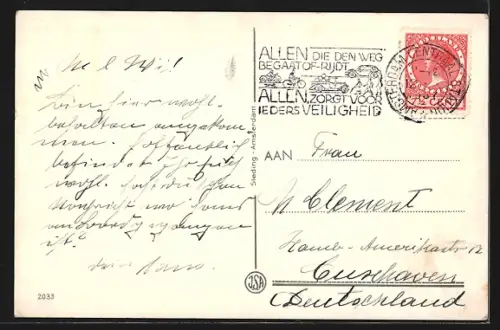 AK Amsterdam, Prins Hendrikkade met Victoria Hotel