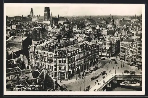 AK Rotterdam, Panorama vanaf Witte Huis