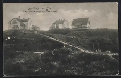 AK Noordwijk aan Zee, Duinpanorama langs den Nieuwenweg