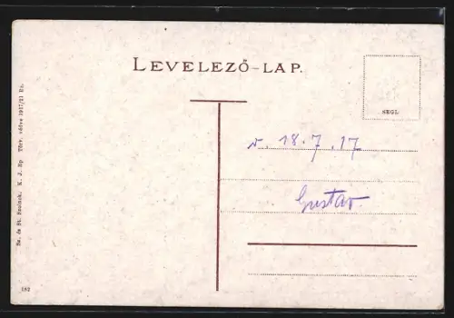 AK Szolnok, Totalansicht mit Blick zur Synagoge