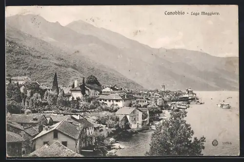 AK Canobbio, Lago Maggiore, Dampfer