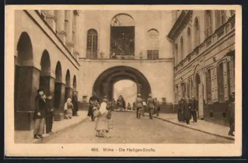 AK Wilna, Partie in der Heiligen-Strasse