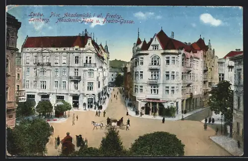 AK Lemberg, Akademie-Platz und Fredo-Gasse