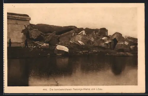 AK Libau, Die bombensicheren Festungswerke von Libau