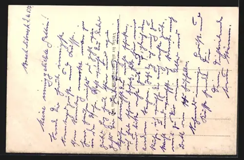 AK Brest-Litowsk, Blick auf den zerstörten Ort