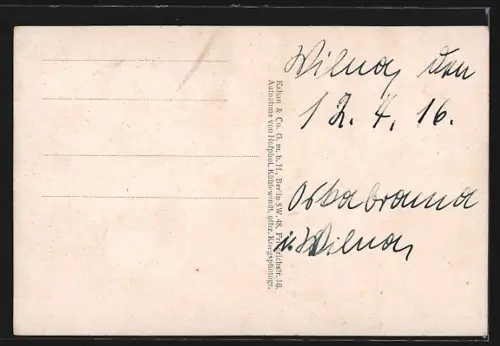 AK Wilna, Blick in die Heiligen Strasse