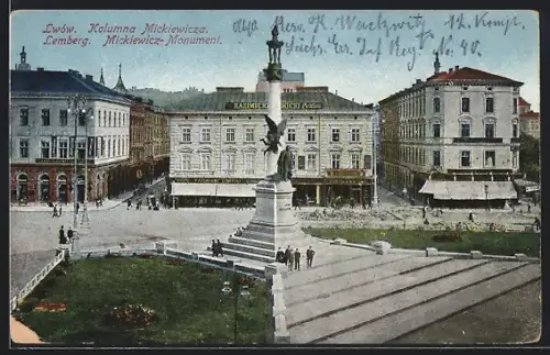 AK Lemberg, Mickiewicz-Muonument
