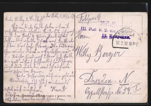 AK Lemberg, Mickiewicz-Muonument